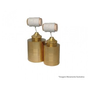 Prumo Metal Parede 6 Blister