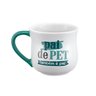 Caneca Pai de Pet Também é Pai 380 ml cerâmica presente pais - 1