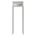 Ver imagem 5 de Porta-Geladeira 73 cm 1 Porta Basculante Crema/Branco/Crema Vik Madesa