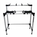Ver imagem 1 de Rack Titanium Rdjcdj P/ Mixer E Cdjs C/ Suporte Notebook