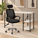 Ver imagem 1 de Mesa Star 110 Industrial com Cadeira Diretor