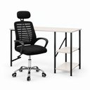 Ver imagem 2 de Mesa Star 110 Industrial com Cadeira Diretor