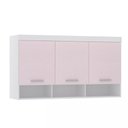 Ver imagem 1 de Guarda-roupa Modulado 145cm Aéreo 3 Portas Alpes Luciane