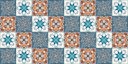 Ver imagem 2 de Kit com 2 Adesivos Azulejo Português - 3 Desenhos - Modelo G