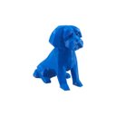 Ver imagem 2 de Maltês Geométrico Decoração 3d Low Poly:azul