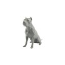 Ver imagem 2 de Pitbull Low Poly Geométrico Decoração 3d 14cm:cinza