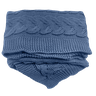 Manta Trico Trama Cascata 0,90x1,80 Azul Jeans - 1