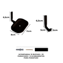 Ver imagem 5 de Kit Acessórios para Lavabo Banheiro 5 Peças em Alumínio Luxo