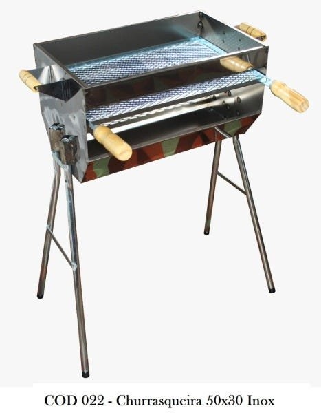 Churrasqueira 50x30 Inox - 1