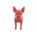 Ver imagem 3 de Buldog Orelha em Pé Geométrico Decoração 3d Low Poly:vermelho
