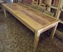 Ver imagem 2 de Mesa de Madeira Maciça em Peroba Rosa de Demolição:Comp250XAlt80XLarg100/Marrom