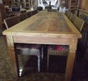 Ver imagem 3 de Mesa de Madeira Maciça em Peroba Rosa de Demolição:Comp250XAlt80XLarg100/Marrom