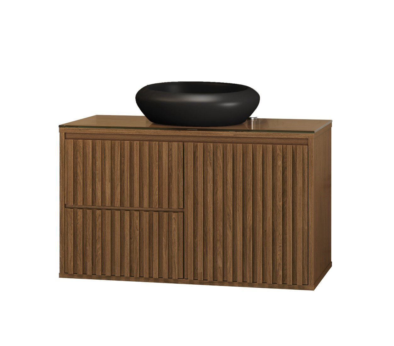 Ver imagem 3 de Gabinete Suspenso Para Banheiro 80 Padrão Luxo 100% MDF