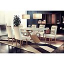 Ver imagem 1 de Conjunto Sala De Jantar 180 Vidro 06 Cadeiras Veludo