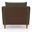 Ver imagem 5 de Poltrona Decorativa Aviv para Sala Escritório Recepção Luxo Linho Premium Easy Clean Corino Premium
