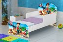 Ver imagem 2 de Mini Cama Infantil Adesivada 1,50m Personagens: Patrulha