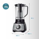 Ver imagem 7 de Liquidificador Mondial Turbo 1100w 127v Preto Inox L-1100bi