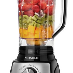 Liquidificador Mondial Turbo 1100w 127v Preto Inox L-1100bi - 6
