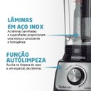 Ver imagem 4 de Liquidificador Mondial Turbo 1100w 127v Preto Inox L-1100bi