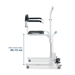 Cadeira de Transferência Multiuso com Elevação Eletrônica até 135 Kg Assento 48,5 Cm D80 Dellamed - 6