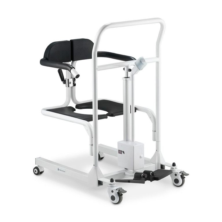 Cadeira de Transferência Multiuso com Elevação Eletrônica até 135 Kg Assento 48,5 Cm D80 Dellamed