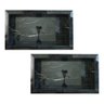2 Nicho Borda Diamante Preto 60 X 32cm Porcelanato Banheiros - 4