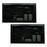 2 Nicho Borda Diamante Preto 60 X 32cm Porcelanato Banheiros - 6