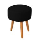Ver imagem 6 de Kit 2 Poltronas Opala com Puff Suede Preto Ab Estofados