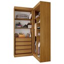 Ver imagem 2 de Guarda-Roupa Closet Modulado Casal sem Portas Canto em L com 4 Gavetas e 3 Cabideiros Versatille