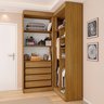 Guarda-Roupa Closet Modulado Casal sem Portas Canto em L com 4 Gavetas e 3 Cabideiros Versatille Yescasa - 6