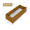 Ver imagem 4 de Guarda-Roupa Closet Modulado Casal sem Portas Canto em L com 4 Gavetas e 3 Cabideiros Versatille