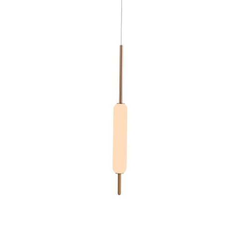 Lustre Pendente Nordecor Zefi Uno 2301 Dourado Led Bivolt