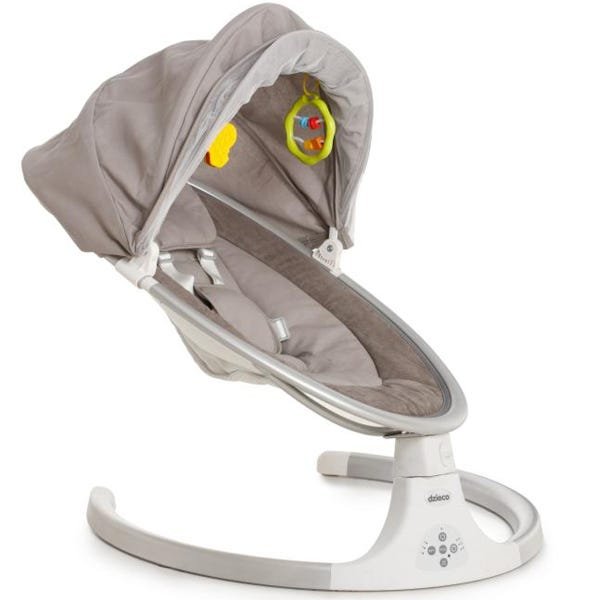 Cadeira de Descanso Bebê Mosquiteiro Balanço 0 Até 9kg 3 Velocidades Entrada Usb Dzieco - 3