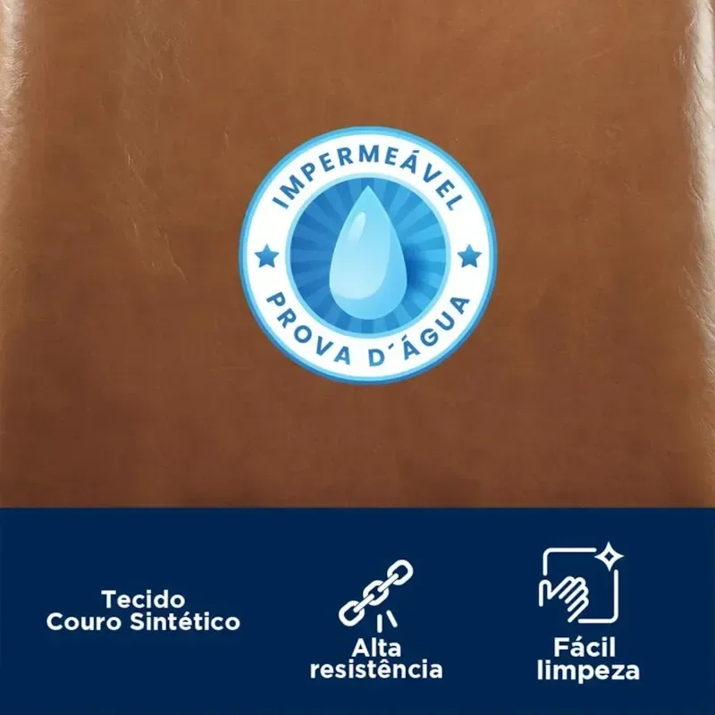 Kit 3 Cadeira Lavínia Bouclê para Sala de Jantar Gourmet:amarula/aço Champanhe - 6