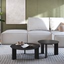 Ver imagem 4 de Mesa de Centro Orgânica Chanfrado Pé Madeira Complementos