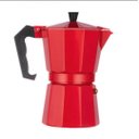 Ver imagem 1 de Cafeteira Italiana Faz 6 Xicaras de Café Vermelha 300ml
