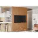 Ver imagem 1 de Painel P/ Quarto até 75 Pol Modular 1.8 Ripado 180x250cm Nature Fosco - Linea Brasil