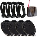 Ver imagem 1 de 4 Controle 2 Canais Motor Portão 4 Presilhas + 1tx Car Luz Farol Alto Rossi