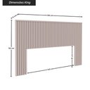 Ver imagem 3 de Cabeceira Queen/King Ripada 195cm Multimóveis Crjcm-CAB001 Off White