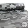 Papel de Parede Camuflado Pixel Cinza 0,58x2,60m - 2