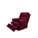 Ver imagem 1 de Poltrona Reclinável Manual Suede Marsala