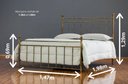 Ver imagem 5 de Cama de Ferro Romana Casal Comum