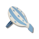 Ver imagem 3 de Abraçadeira/prendedor de Cortina Infantil Balão Azul – Kit com 2 Unidades de Decoração Criativa:azul