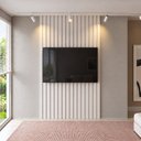 Ver imagem 1 de Painel Ripado para TV - 2700x1800x25 mm - Branco