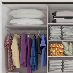 Guarda Roupa 3 Portas de Correr e Espelho Spazio Branco Lopas 270,5cm - 8