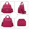 Bolsa Mochila Multi Uso Nylon com Alça Removível Feminina - Verde claro - 4