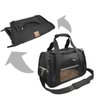 Bolsa de transporte pet avião para cães e gatos luxo - Preto - 3