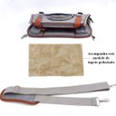 Ver imagem 5 de Bolsa Transporte Pet Luxo Cães E Gatos Avião - Cinza claro