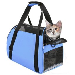 Bolsa Transporte Pet Para Cabine Avião - Azul - 3
