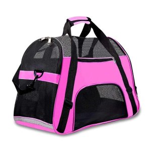 Bolsa Transporte Pet Para Cabine Avião - Rosa